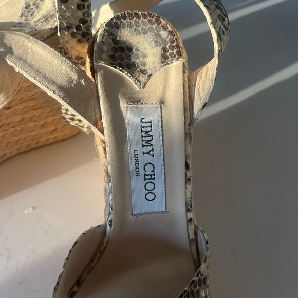 Jimmy Choo Snakeskin Espadrilles - Picture 3 of 4